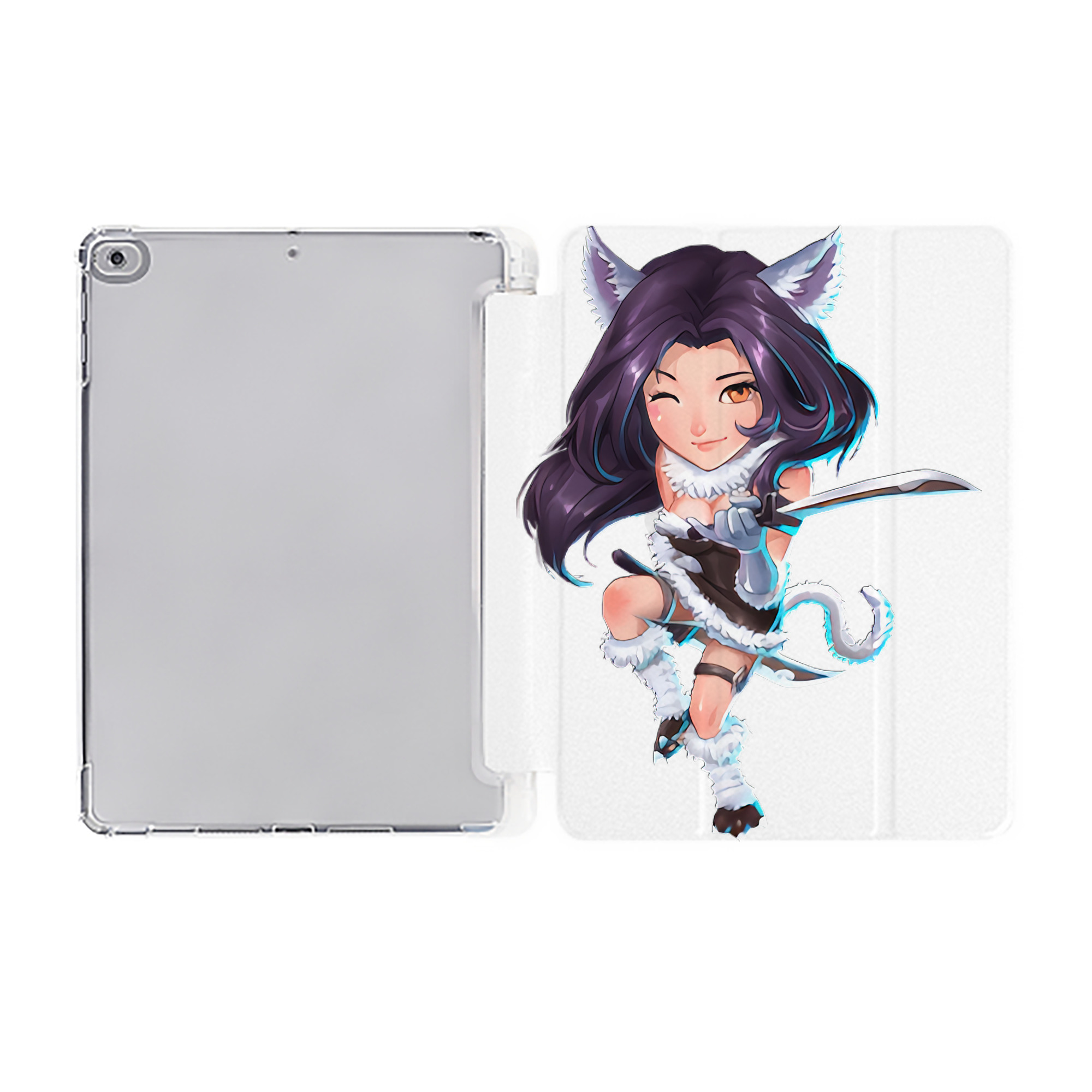 （画像用） リーグ・オブ・レジェンド League of Legends LOL IPad ケース ペン収納付き 三つ折りスタンド PUレザー×シリコン 対応機種9.5/10.5/10.9インチ